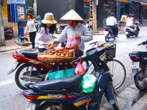 Vietnam - ulice v Hanoji, dovolená
