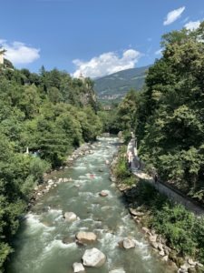 řeka Passirio, Merano Itálie