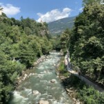 řeka Passirio, Merano Itálie
